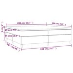 vidaXL Sommier à lattes de lit et matelas Vert foncé 200x200cm Velours