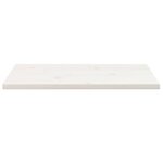 vidaXL Dessus de table blanc 80x40x2 5 cm bois de pin massif
