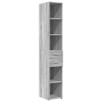 vidaXL Buffet haut sonoma gris 30x42 5x185 cm bois d'ingénierie
