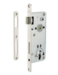 THIRARD - Boitier de serrure encastrable à cylindre pour porte d'entrée  axe 50mm  bouts ronds  zingué