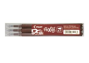 Set de 3 Recharges friXion Ball (BLS-FR7) Marron PILOT