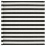 vidaXL Tapis de tente 250x250 cm Anthracite et blanc