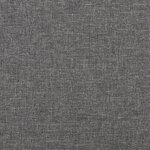 vidaXL Canapé-lit à 2 places gris clair tissu