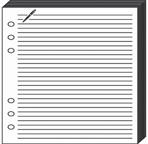 Recharge Accessoires Organiseur FICHES NOTES Timer 21 Blanc 15 x 21 cm QUOVADIS