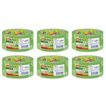tesapack ruban adhésif emballage Eco & Strong 50 mm x 66 m Vert x 6 TESA
