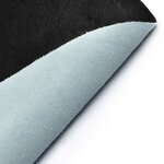 vidaXL Tapis en peau de vache véritable noir et blanc 180x220 cm