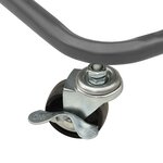 vidaXL Chariot de cuisine 3 niveaux Gris 42x35x85 cm Fer et ABS