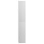 vidaXL Armoire de salle de bain Blanc brillant Bois d'ingénierie