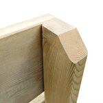 vidaXL Ensemble à manger d'extérieur 5 Pièces Bois de pin imprégné