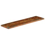 vidaXL Dessus de table 110x20x3 8cm rectangulaire bois massif récupéré