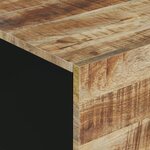 vidaXL Table basse 80x50x40 cm Bois de manguier solide et d'ingénierie