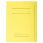 Paquet 50 Chemises Forever® 220 100 Recyclé Avec Impression - 24x32cm - Jaune - X 5 - Exacompta