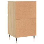 vidaXL Buffets 2 Pièces chêne sonoma 40x35x70 cm bois d'ingénierie