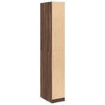 vidaXL Garde-robe chêne marron 30x50x200 cm bois d'ingénierie