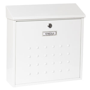 Boîte aux Lettres en Acier Premium Maxi E5611 Grande capacité Blanc