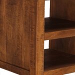Vidaxl table basse avec 2 tiroirs 90x40x50 cm bois solide de manguier