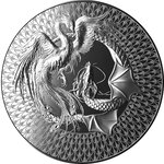 Pièce de monnaie en Argent 5 Dollars g 62.2 (2 oz) Millésime 2024 Phoenix and Dragon PHOENIX AND DRAGON