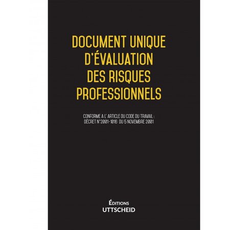 Document unique d'évaluation des risques professionnels métier (Pré-rempli) : Pompes funèbres - Version 2024 UTTSCHEID