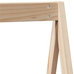vidaXL Lit superposé sans matelas 90x190 cm bois de pin massif