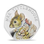 Pièce de monnaie 50 Pence Royaume-Uni Madame Trotte-Menu 2018 – Argent BE
