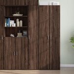 vidaXL Buffet haut chêne marron 30x42 5x185 cm bois d'ingénierie