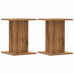 vidaXL Supports pour plantes 2 Pièces chêne artisanal bois d'ingénierie