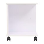 vidaXL Étagère à roulettes 50x35x42 cm Blanc