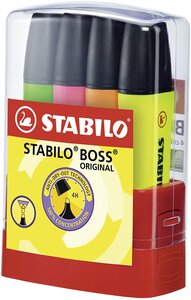 Stabilo Boss 70 Parade Pack de 4 Marqueurs Fluo