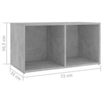 vidaXL Ensemble de meubles TV 6 Pièces Gris béton Bois d'ingénierie