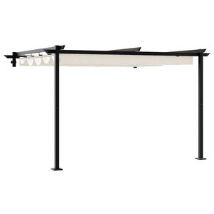 vidaXL Pavillon 300 x 300 x 200 cm Crème Polyester