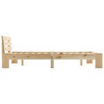 vidaXL Cadre de lit bois de pin massif 120x200 cm