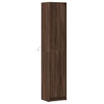 vidaXL Buffet haut LED chêne brun 41 5x32 5x200 cm bois d’ingénierie