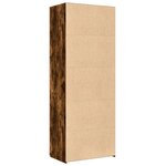 vidaXL Buffet haut chêne fumé 70x42 5x185 cm bois d'ingénierie