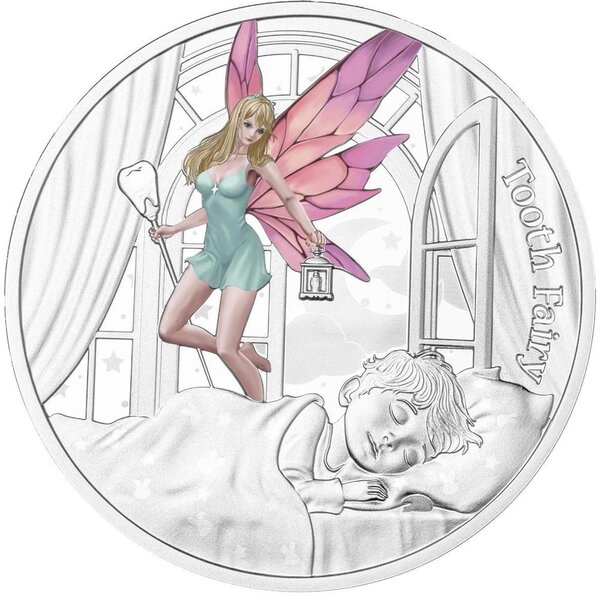 Pièce de monnaie en Argent 1000 Francs g 31.1 (1 oz) Millésime 2024 TOOTH FAIRY