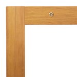 vidaXL Table Basse de Jardin 70x35x35 cm Bois Massif Acacia