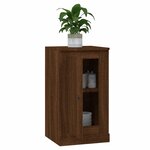 vidaXL Buffets 2 Pièces chêne marron 37 5x35 5x67 5 cm bois d'ingénierie