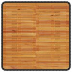 vidaXL Ensemble de salle à manger jardin 3 pièces avec coussins noir poly rotin acacia