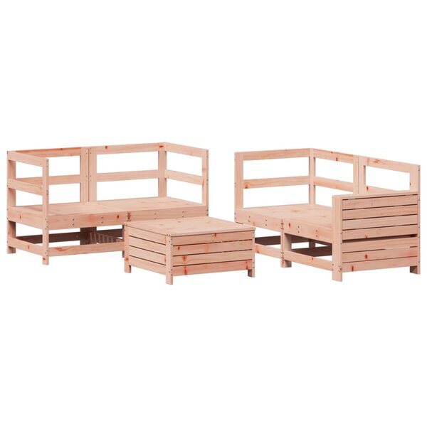 vidaXL Salon de jardin 5 Pièces bois massif sapin de douglas