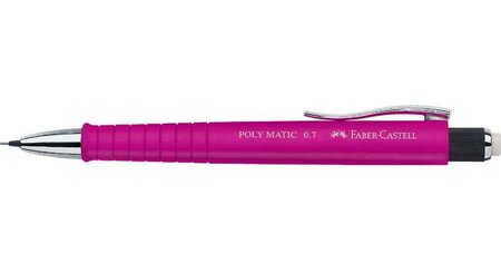 Porte-mine POLY MATIC 0,7 mm avance automatique Rose FABER-CASTELL