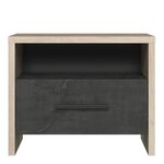 Table de chevet 1 tiroir chêne Kronberg 50 x 36 x Hauteur 40 cm