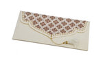 PAPERTREE ISPAHAN Lot de 5 Enveloppes cadeau 19*10 Ivoire