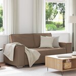 Canapé Loveseat vidaXL Cappuccino 140 cm en simili cuir