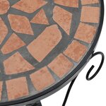 vidaXL Supports de plantes 3 Pièces terre cuite céramique
