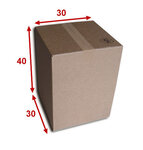 Lot de 5 boîtes carton (n°32b) format 300x300x400 mm