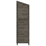 vidaXL Remise de jardin Anthracite 55x52x174 5 cm Bois de sapin solide