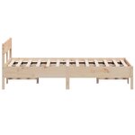 vidaXL Cadre de lit sans matelas 140x200 cm bois massif de pin