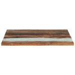 vidaXL Dessus de table carré 80x80 cm 25-27 mm Bois de récupération