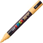 Marqueur pointe conique moyenne pc5m 1 8 - 2 5mm abricot x 6 POSCA
