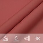 vidaXL Voile de parasol tissu oxford carré 4x4 m terre cuite