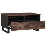 vidaXL Table basse 80x54x40 cm en bois massif